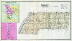 Calumet Township, Saint Cloud, alto, Marytown, Johnsburgh, Pipe, Lake Winnebago, Fond Du Lac County 1893
